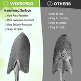 WORKPRO 6-Piece Heavy Duty Garden Tool Set with Soft Rubber Handles