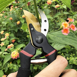 Gonicc 8" Titanium Bypass Pruning Shears – Professional Garden Hand Clippers