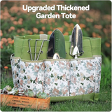 Grenebo 9-Piece Heavy Duty Gardening Tool Set with Storage Organizer Bag