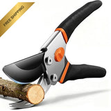 VOTREK Garden Pruning Shears – Heavy Duty SK5 Bypass Clippers for Plants & Trees